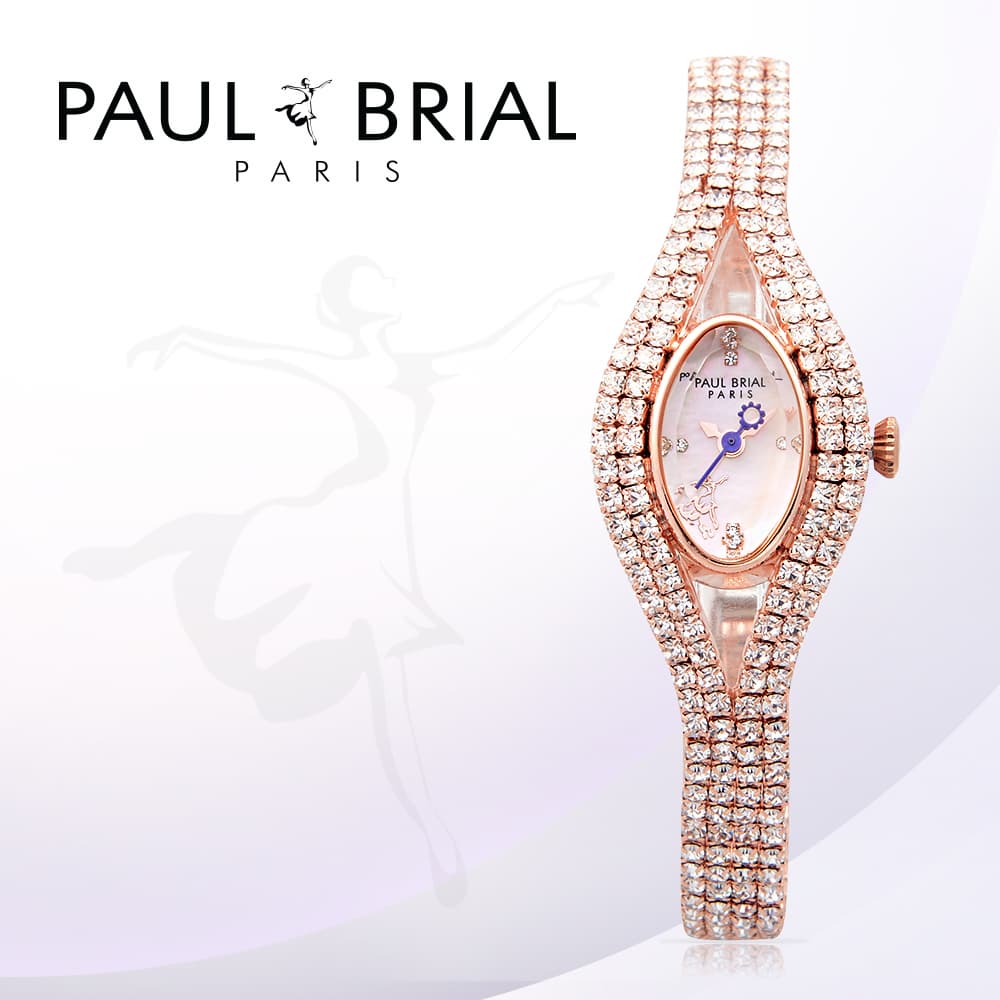PAUL BRIAL Luxury Korea Made Jewerly Watch PB 8005 SERIES